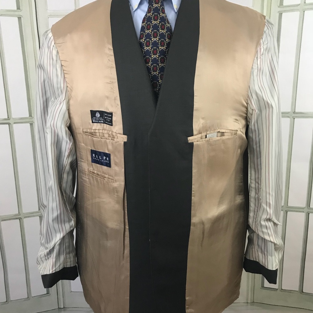 Ralph Lauren Men’s 46R Wool Sport Coat 3 Button - Picture 6 of 8
